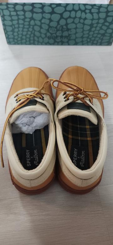 MALBON x SPERRY] 3-Eye 콜드 베이 가죽 부츠 IVORY (MAN)