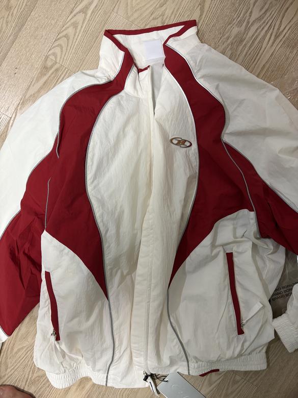 BORNTOWIN | NYLON BLOCK JACKET - 블랙 스타일