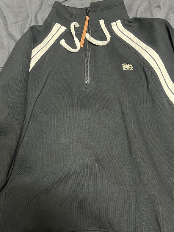 ★SATUR★ Lawton half zip-up sweatshirt burgundy SA243UTM07B SATUR | 세터 | 로턴 하프 집업 스웨트셔츠 버건디