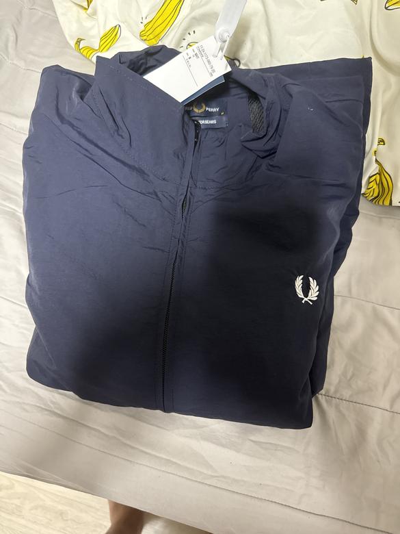 BEAMS FRED PERRY ShellJacket ネイビー XL Fred Perry X Beams Shell